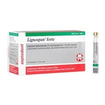 Septodont - Lignospan Forte 1:50,000 2% Green Lidocaine