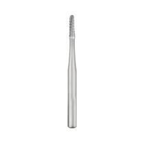 SS White - Straight/Round End Cross Cut Carbide Friction Grip Burs