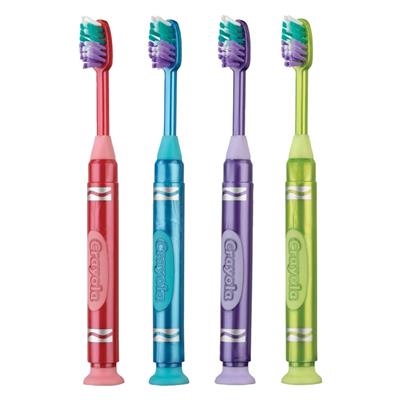 Sunstar - GUM Crayola Suction Cup Toothbrush