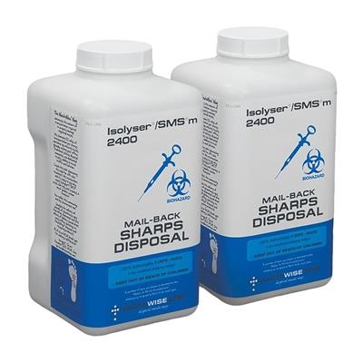 WCM Inc - Isolyser SMS 2x3L Sharps Management System Mail Back