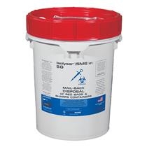 WCM Inc - Isolyser SMSm 5.Gallon Red Bag and Sharps Cleanup Mail back System