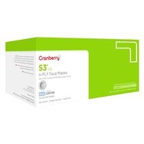 Cranberry - S3 Cucumber ASTM Level 3 Earloop Face Mask