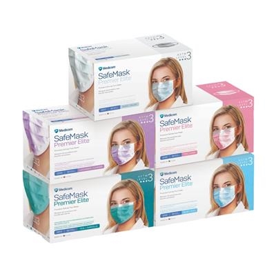 Medicom - SafeMask Premier Elite ASTM Level 3 Earloop Mask