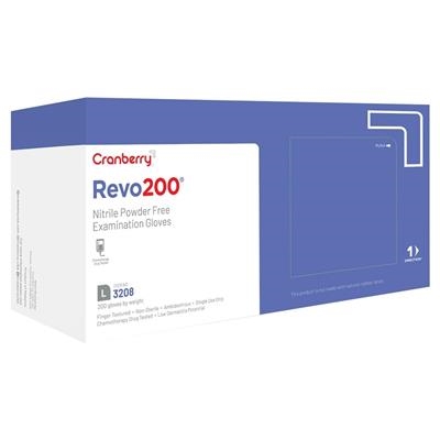 Cranberry - Revo200 Powder Free Nitrile Exam Gloves