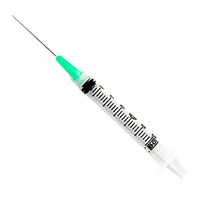 Bd - 3mL Syringe/Needle Combo Luer-Lok Tip