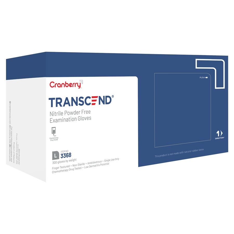 CRANBERRY TRANSCEND NITRILE 2024 GLOVES- 300