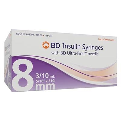 BD - Lo-Dose Insulin Syringe .3mL