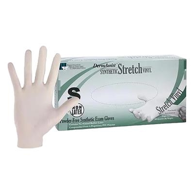 Innovative Healthcare - Dermassist Stretch Vinyl Exam Gloves 100/Box