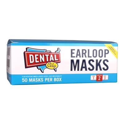 Dental City - ASTM Level 2 Earloop Mask