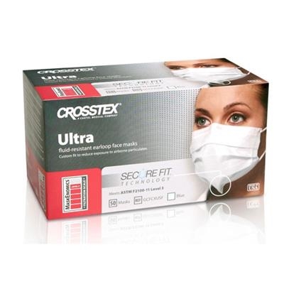 Crosstex - SecureFit Ultra ASTM Level 3 Earloop Mask