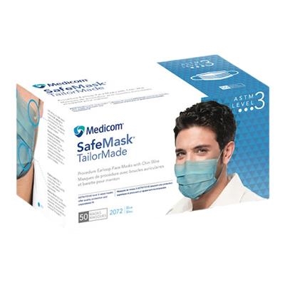 Medicom - SafeMask TailorMade ASTM Level 3 Earloop Mask