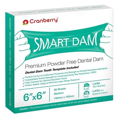 Cranberry - SmartDam Latex Scented Dental Dams