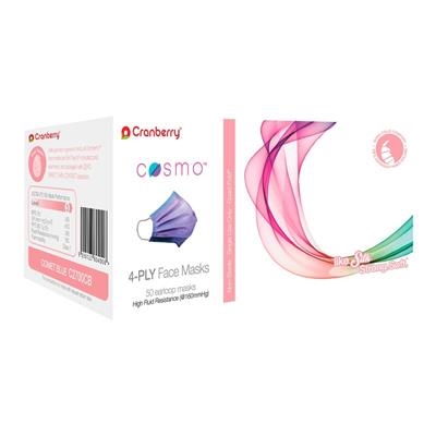 Cranberry - Cranberry Cosmo ASTM Level 3 Mask