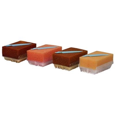 Bd - E-Z Scrub Surgical Scrub Brush w/1% Povidone Iodine