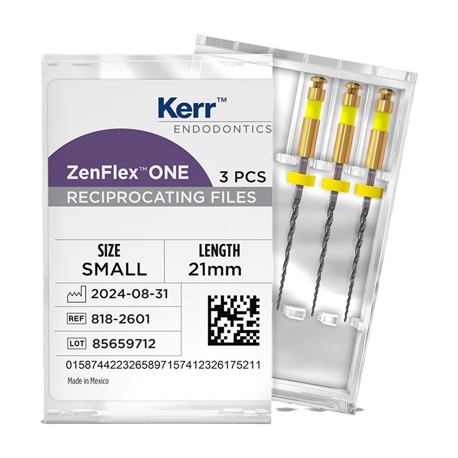 KENT 3本 Kerr - ZenFlex ONE Reciprocating Files 3/Pack