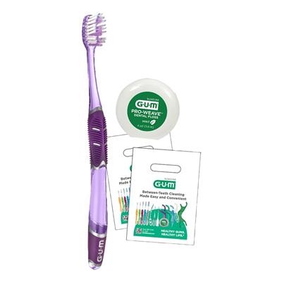 Sunstar - GUM KIT Adult Patient Pack Technique Deep Clean Toothbrush Bundle