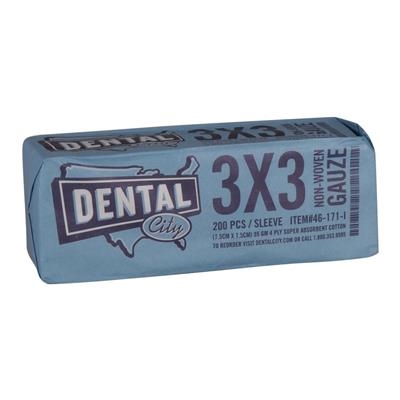 Dental City - 3x3 Non-Woven Gauze 35gm 4000/Case