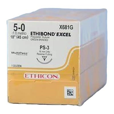 Ethicon - Ethibond Green Braided Sutures