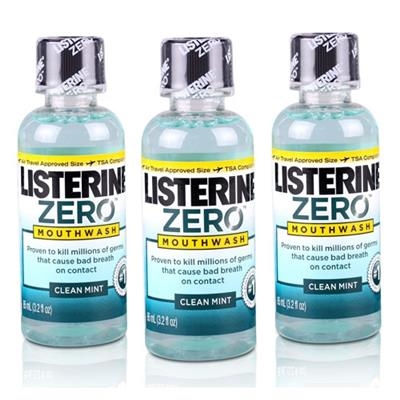 J&J Consumer Products - Listerine Zero Mouthwash Clean Mint 3.2oz 24/Case