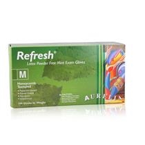 Aurelia - Refresh Powder Free Green Latex Exam Gloves