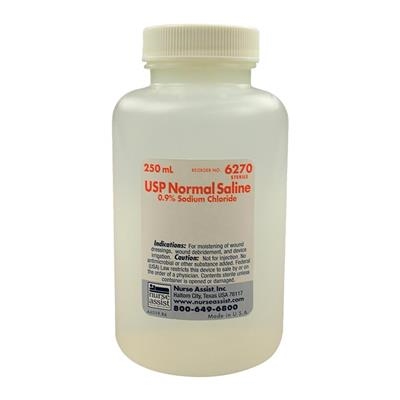 Nurse Assist - Sodium Chloride .9% Saline 250mL Bottle