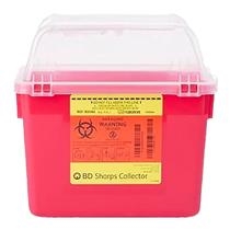 BD - BD Sharps Collector Clear Top Red
