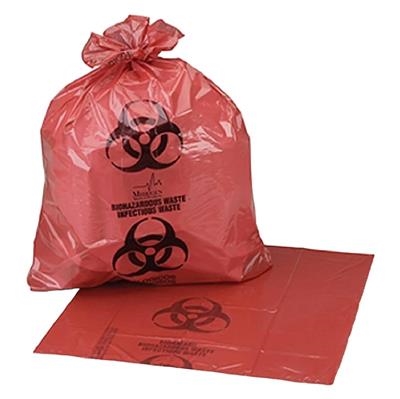 Medegen - Infectious Waste Bag 25"x 34" Red 1.2mil 250/case