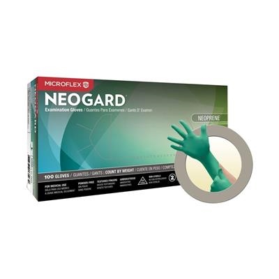 Ansell - Microflex Neogard Green Chloroprene Exam Gloves