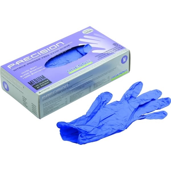 thumbnail image 2 of Adenna VPF235 Vinyl Power Free Gloves – Size Medium, Powder-Free, Box Of 100 2 of 4