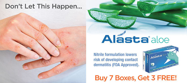 Don't Let This Happen... Alasta aloe Gloves Buy 7 Boxes, Get 3 Free!