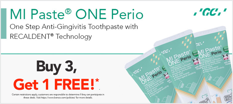 GC America MI Paste One Perio Buy 3 Get 1 Free!