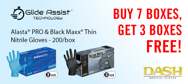 DASH Alasta Pro and Black Maxx Thin Gloves