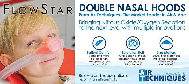 Air Techniques Flow Star Double Nasal Hoods