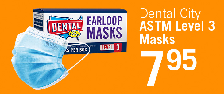 $7.95 Dental City ASTM Level 3 Masks