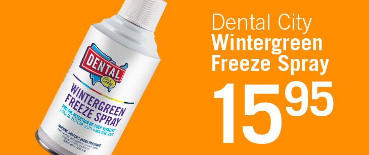 $15.95 Dental City Wintergreen Freeze Spray Multi-Purpose