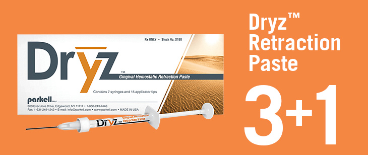 Dryz™ Hemostatic Retraction Paste Complete Kit Buy 3 Get 1 Free! 