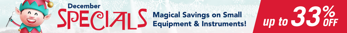 Dental City December Specials! Magical Savings on Small Equipment and Instruments! Up to 33% Off!