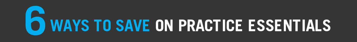 6 ways to save on practice essentials